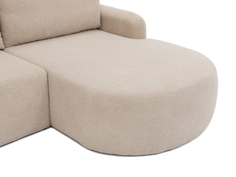 Branrel 3-sits Soffa med divan - rosa - Möbler - Vardagsrum - Bäddsoffor - Bäddsoffa divan