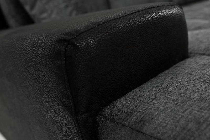 Cerys Divanbäddsoffa 265x185x85 cm Universal - Svart - Möbler - Vardagsrum - Bäddsoffor - Bäddsoffa divan