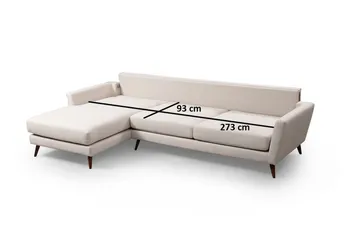 Gajanejos Divansoffa - Beige - Möbler - Vardagsrum - Bäddsoffor - Bäddsoffa divan