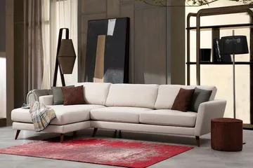 Gajanejos Divansoffa - Beige - Möbler - Vardagsrum - Bäddsoffor - Bäddsoffa divan