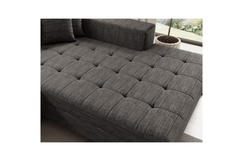 Hörnsoffa Eltap Solange 292x196x84 cm - Berlin 01, Grå, Höger - Möbler - Vardagsrum - Bäddsoffor - Bäddsoffa divan