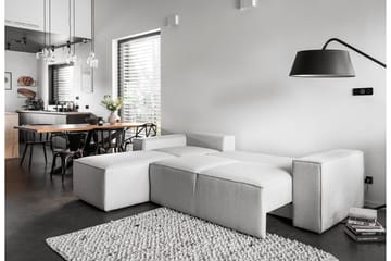 Kamli Bäddsoffa m. Divan med Förvaring - Blå - Möbler - Vardagsrum - Bäddsoffor - Bäddsoffa divan