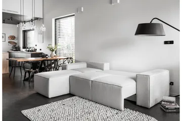 Kamli Bäddsoffa m. Divan med Förvaring - Brun - Möbler - Vardagsrum - Bäddsoffor - Bäddsoffa divan