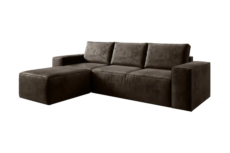 Kamli Bäddsoffa m. Divan med Förvaring, Rosa
