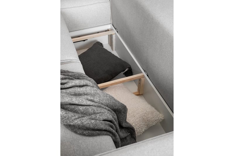 Kamli Bäddsoffa m. Divan med Förvaring - Rosa - Möbler - Vardagsrum - Bäddsoffor - Bäddsoffa divan
