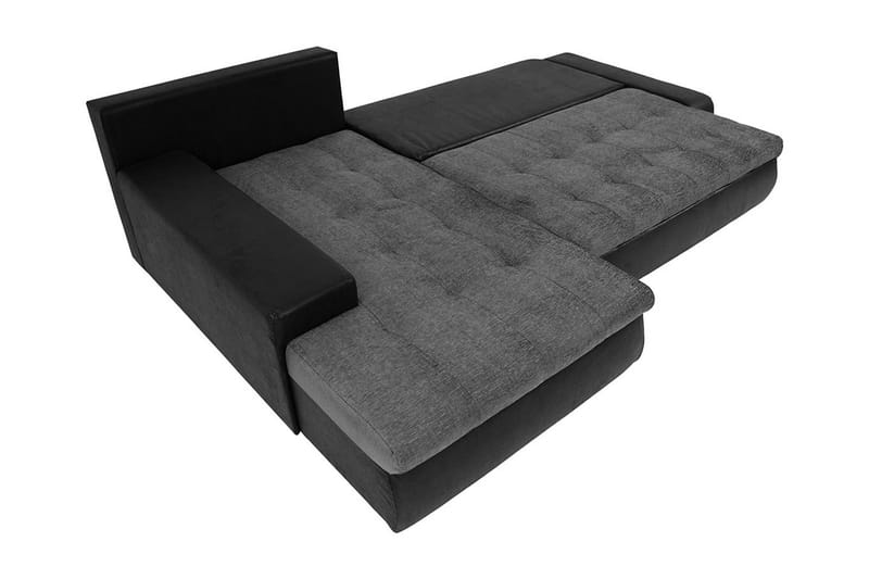 LEUAN Divanbäddsoffa 265x185x85 cm - Grå - Möbler - Vardagsrum - Bäddsoffor - Bäddsoffa divan