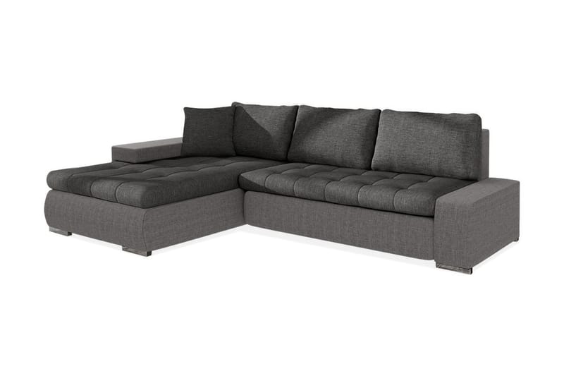 LEUAN Divanbäddsoffa 265x185x85 cm Universal - Grå - Möbler - Vardagsrum - Bäddsoffor - Bäddsoffa divan