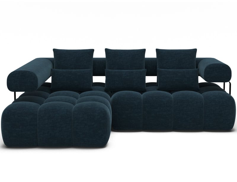 Levvi 3-sits Bubblig Bäddsoffa med Divan Vänster - Manhattan 40 - Möbler - Vardagsrum - Bäddsoffor - Bäddsoffa divan