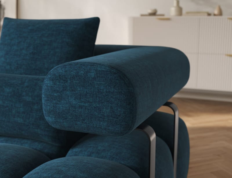 Levvi 3-sits Bubblig Bäddsoffa med Divan Vänster - Manhattan 40 - Möbler - Vardagsrum - Bäddsoffor - Bäddsoffa divan