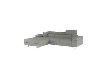 Sektionssoffa Eltap Armando 289x85x203 cm - Jarell 03, Ljusgrå, Vänster - Möbler - Vardagsrum - Bäddsoffor - Bäddsoffa divan