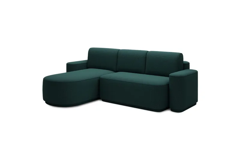 Sektionssoffa Eltap Aurumm 285x92x180 cm - Enjoy 35, Grön, Vänster - Möbler - Vardagsrum - Bäddsoffor - Bäddsoffa divan