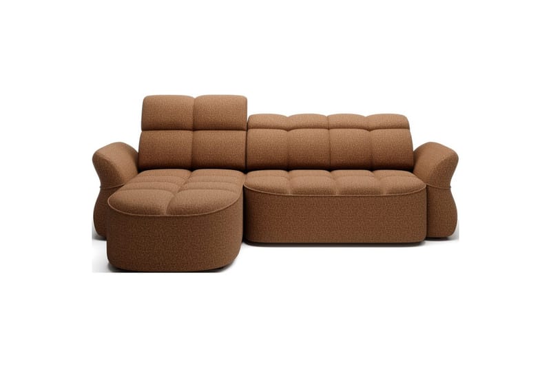 Sektionssoffa Eltap Beneth 301x115x185 cm, Breona 45, Gul, Vänster