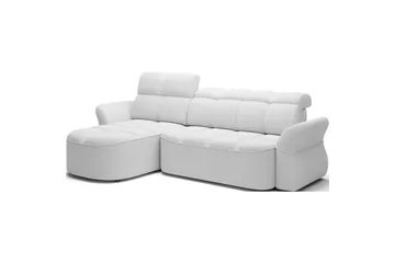 Sektionssoffa Eltap Beneth 301x115x185 cm - Paolli 01 Vit, Vänster - Möbler - Vardagsrum - Bäddsoffor - Bäddsoffa divan