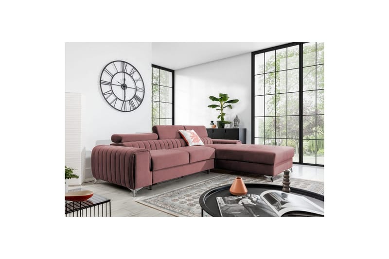 Sektionssoffa Eltap Grayson 278x205x92 cm - Velvetmat 24, Höger - Möbler - Vardagsrum - Bäddsoffor - Bäddsoffa divan