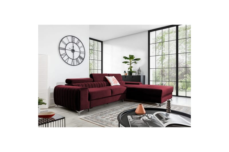 Sektionssoffa Eltap Grayson 278x205x92 cm - Velvetmat 25, Höger - Möbler - Vardagsrum - Bäddsoffor - Bäddsoffa divan