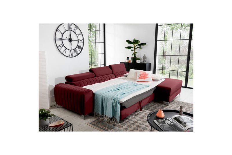 Sektionssoffa Eltap Grayson 278x205x92 cm - Velvetmat 25, Höger - Möbler - Vardagsrum - Bäddsoffor - Bäddsoffa divan