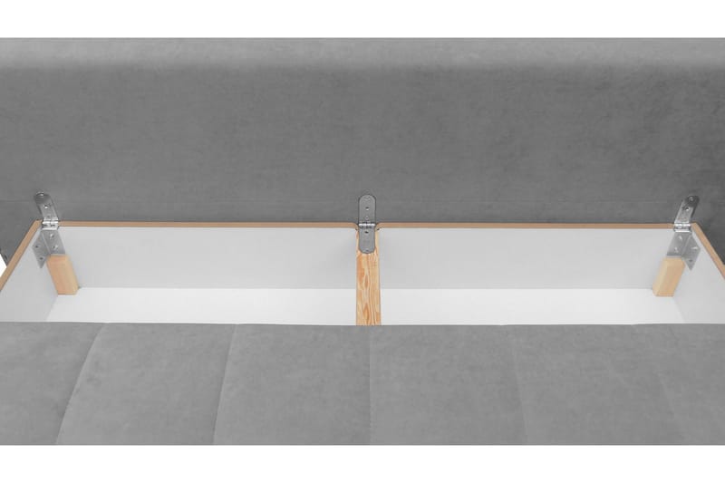 Bäddsoffa FABIO LED-belysning - Beige - Möbler - Vardagsrum - Bäddsoffor