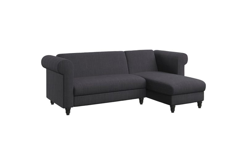 Bäddsoffa Felix II 241x154x83 cm, Antracit - 241x154x83 cm, Antracit - Möbler - Vardagsrum - Bäddsoffor