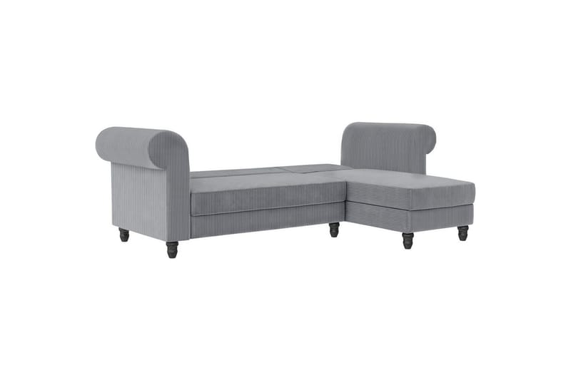 Bäddsoffa Felix II 241x154x83 cm, Grå - 241x154x83 cm, Grå - Möbler - Vardagsrum - Bäddsoffor