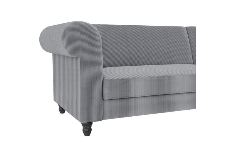 Bäddsoffa Felix II 241x154x83 cm, Grå - 241x154x83 cm, Grå - Möbler - Vardagsrum - Bäddsoffor