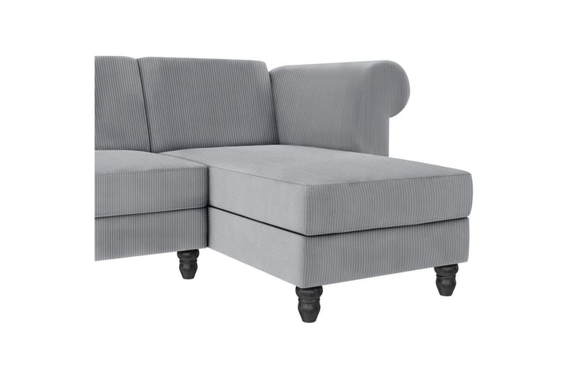 Bäddsoffa Felix II 241x154x83 cm, Grå - 241x154x83 cm, Grå - Möbler - Vardagsrum - Bäddsoffor