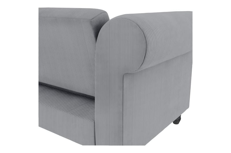 Bäddsoffa Felix II 241x154x83 cm, Grå - 241x154x83 cm, Grå - Möbler - Vardagsrum - Bäddsoffor