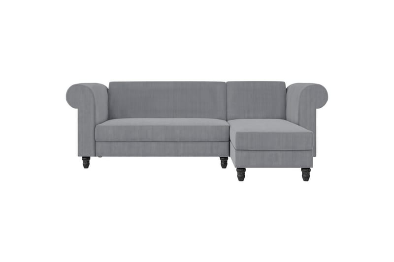 Bäddsoffa Felix II 241x154x83 cm, Grå - 241x154x83 cm, Grå - Möbler - Vardagsrum - Bäddsoffor