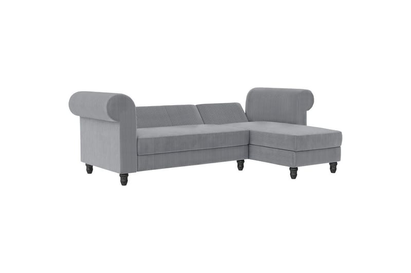Bäddsoffa Felix II 241x154x83 cm, Grå - 241x154x83 cm, Grå - Möbler - Vardagsrum - Bäddsoffor
