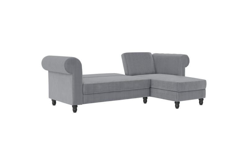 Bäddsoffa Felix II 241x154x83 cm, Grå - 241x154x83 cm, Grå - Möbler - Vardagsrum - Bäddsoffor