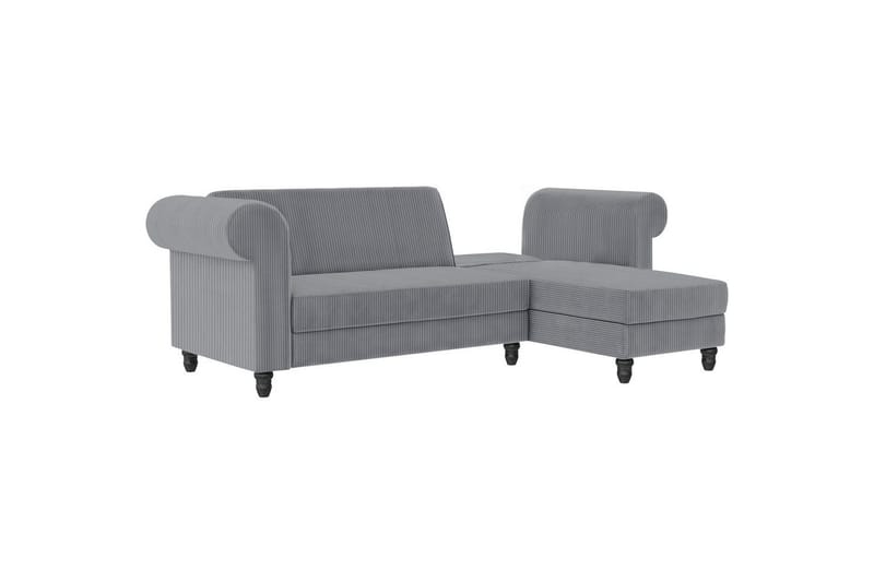 Bäddsoffa Felix II 241x154x83 cm, Grå - 241x154x83 cm, Grå - Möbler - Vardagsrum - Bäddsoffor