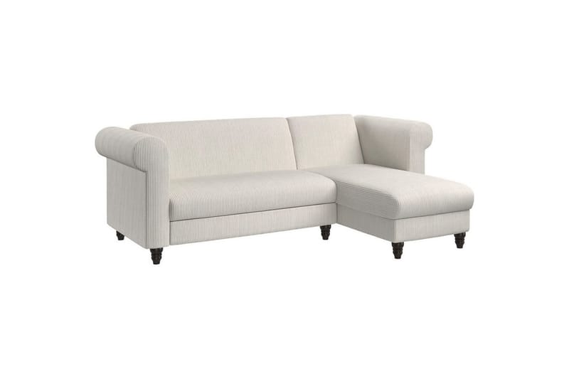 Bäddsoffa Felix II 241x154x83 cm, Kräm - 241x154x83 cm, Kräm - Möbler - Vardagsrum - Bäddsoffor