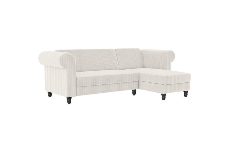 Bäddsoffa Felix II 241x154x83 cm, Kräm - 241x154x83 cm, Kräm - Möbler - Vardagsrum - Bäddsoffor