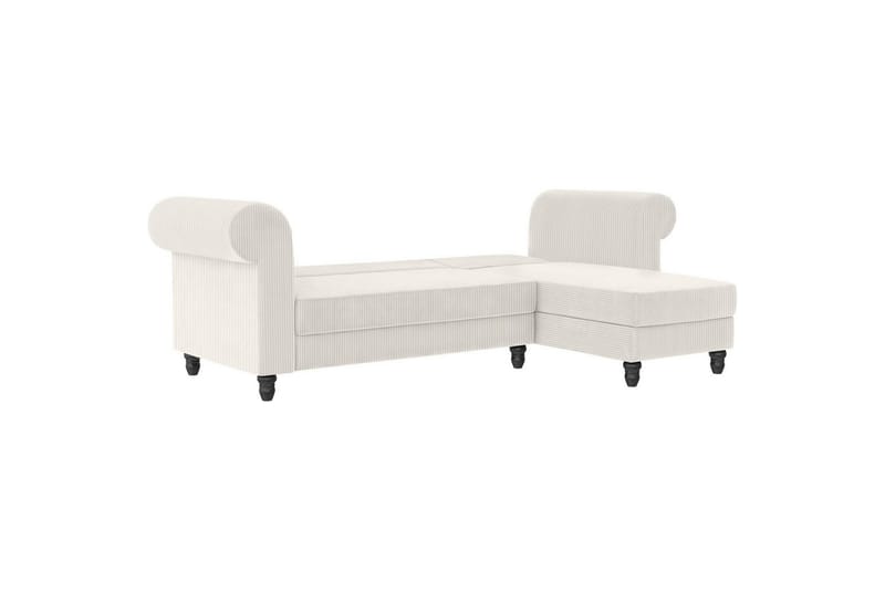 Bäddsoffa Felix II 241x154x83 cm, Kräm - 241x154x83 cm, Kräm - Möbler - Vardagsrum - Bäddsoffor