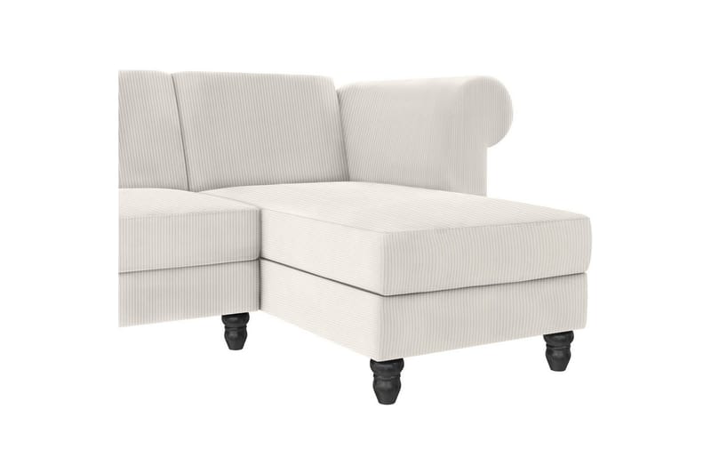 Bäddsoffa Felix II 241x154x83 cm, Kräm - 241x154x83 cm, Kräm - Möbler - Vardagsrum - Bäddsoffor