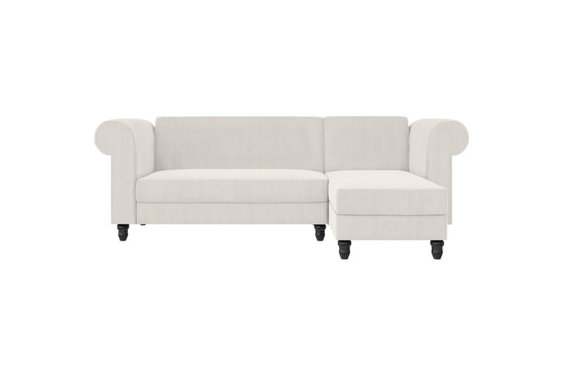 Bäddsoffa Felix II 241x154x83 cm, Kräm - 241x154x83 cm, Kräm - Möbler - Vardagsrum - Bäddsoffor