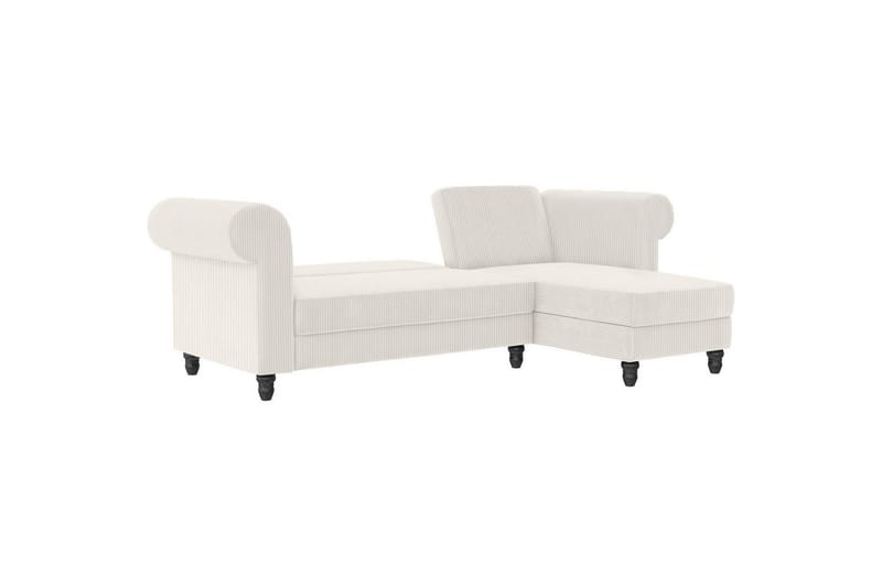 Bäddsoffa Felix II 241x154x83 cm, Kräm - 241x154x83 cm, Kräm - Möbler - Vardagsrum - Bäddsoffor