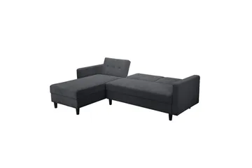 Bäddsoffa Hartford II 213x153x82 cm, Antracit - 213x153x82 cm, Antracit - Möbler - Vardagsrum - Bäddsoffor