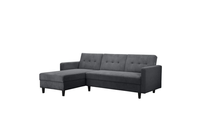 Bäddsoffa Hartford II 213x153x82 cm, Antracit - 213x153x82 cm, Antracit - Möbler - Vardagsrum - Bäddsoffor