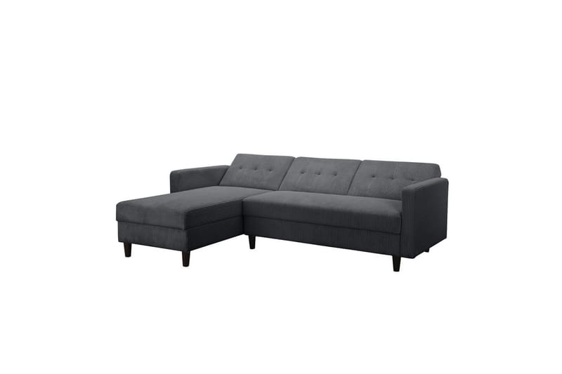 Bäddsoffa Hartford II 213x153x82 cm, Antracit - 213x153x82 cm, Antracit - Möbler - Vardagsrum - Bäddsoffor