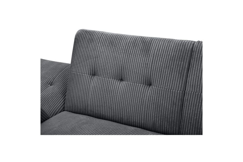 Bäddsoffa Hartford II 213x153x82 cm, Antracit - 213x153x82 cm, Antracit - Möbler - Vardagsrum - Bäddsoffor