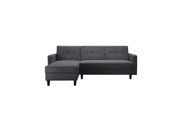 Bäddsoffa Hartford II 213x153x82 cm, Antracit - 213x153x82 cm, Antracit - Möbler - Vardagsrum - Bäddsoffor