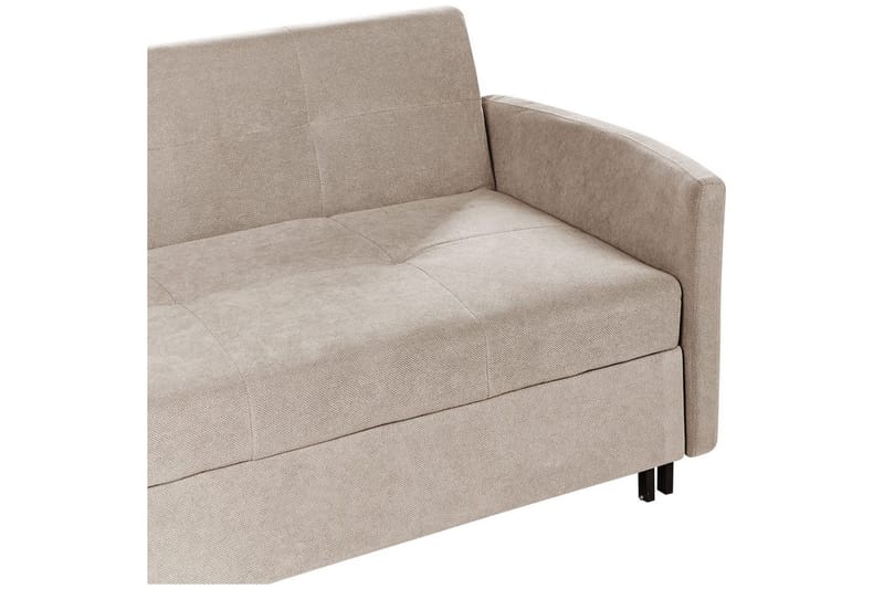 Bäddsoffa Hovin - Beige, svart - Möbler - Vardagsrum - Bäddsoffor
