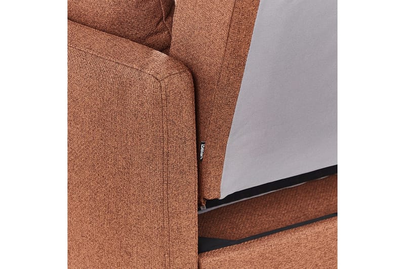 Bäddsoffa Hovin - Brun, Svart - Möbler - Vardagsrum - Bäddsoffor