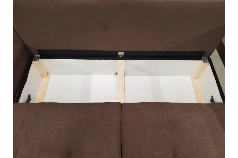 Bäddsoffa med divan - Lila - Möbler - Vardagsrum - Bäddsoffor