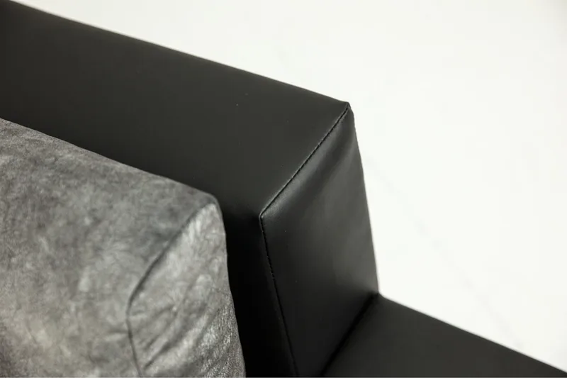 Bäddsoffa med divan - Svart - Möbler - Vardagsrum - Bäddsoffor