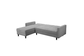 Bäddsoffa med enkeldivan utan schäslong Loft24 Bäddsoffa Hartford II 213x153x82 cm, Grå Grå - Möbler - Vardagsrum - Bäddsoffor