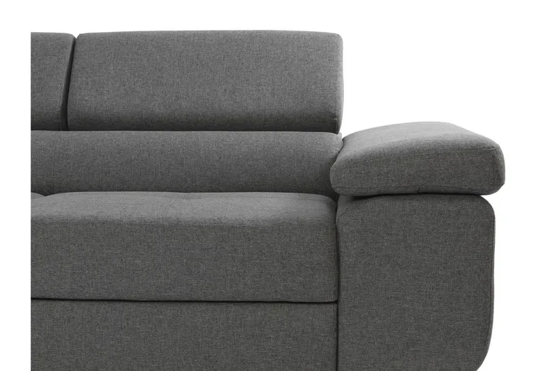 Bäddsoffa med schäslong - Brun - Möbler - Vardagsrum - Bäddsoffor