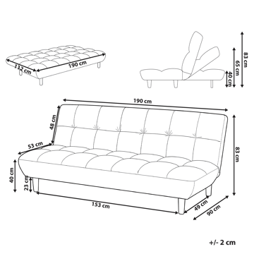 Bäddsoffa Risor - Blå - Möbler - Vardagsrum - Bäddsoffor