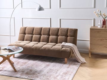 Bäddsoffa Risor - Brun - Möbler - Vardagsrum - Bäddsoffor - 2-sits bäddsoffa