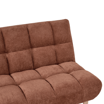 Bäddsoffa Risor - Guldbrun - Möbler - Vardagsrum - Bäddsoffor - 2-sits bäddsoffa